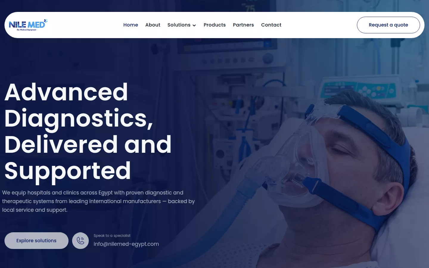 NileMed — website